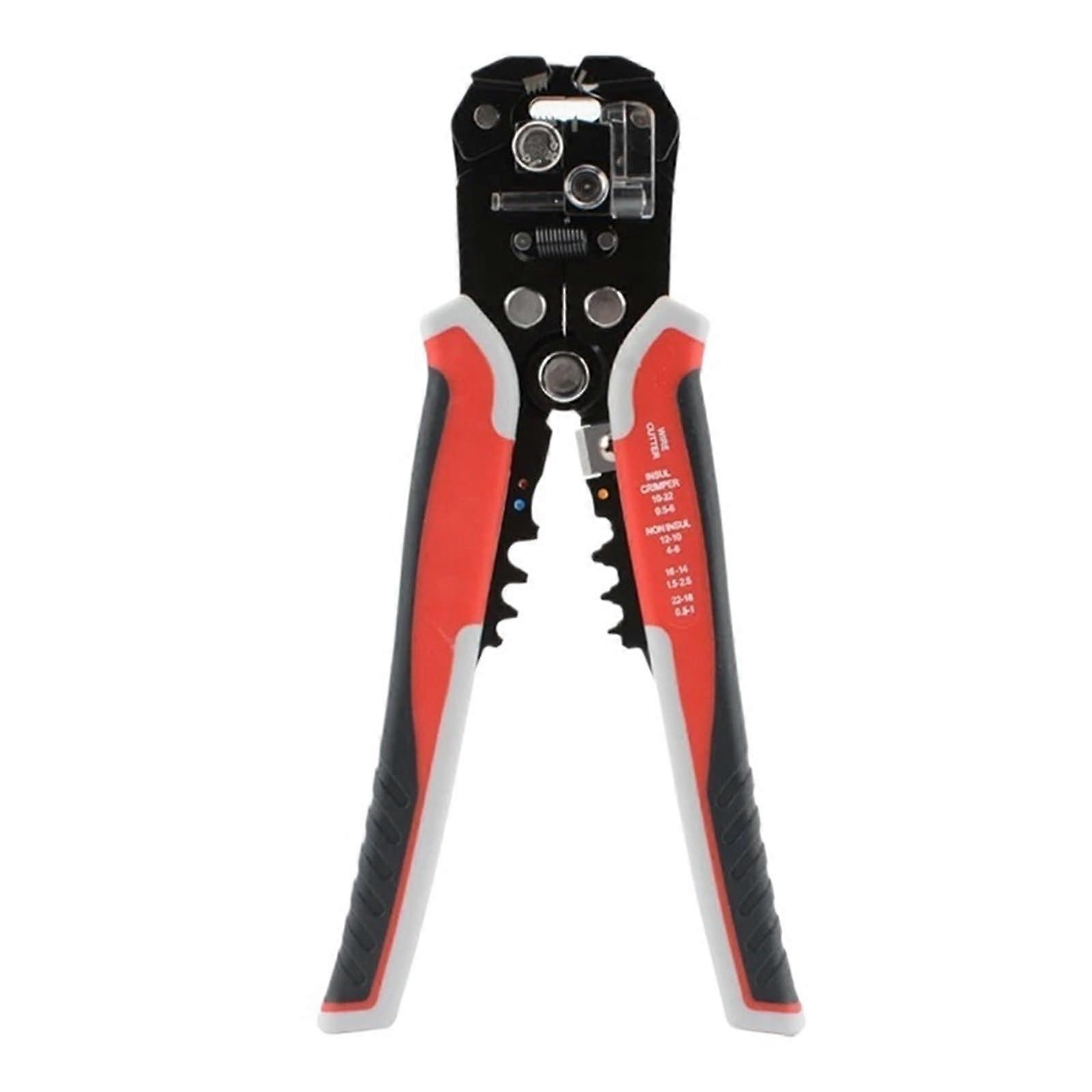 Automatic Wire Stripper and Crimping Tool with Adjustable Cable Cutter Ergonomic NonSlip Grip