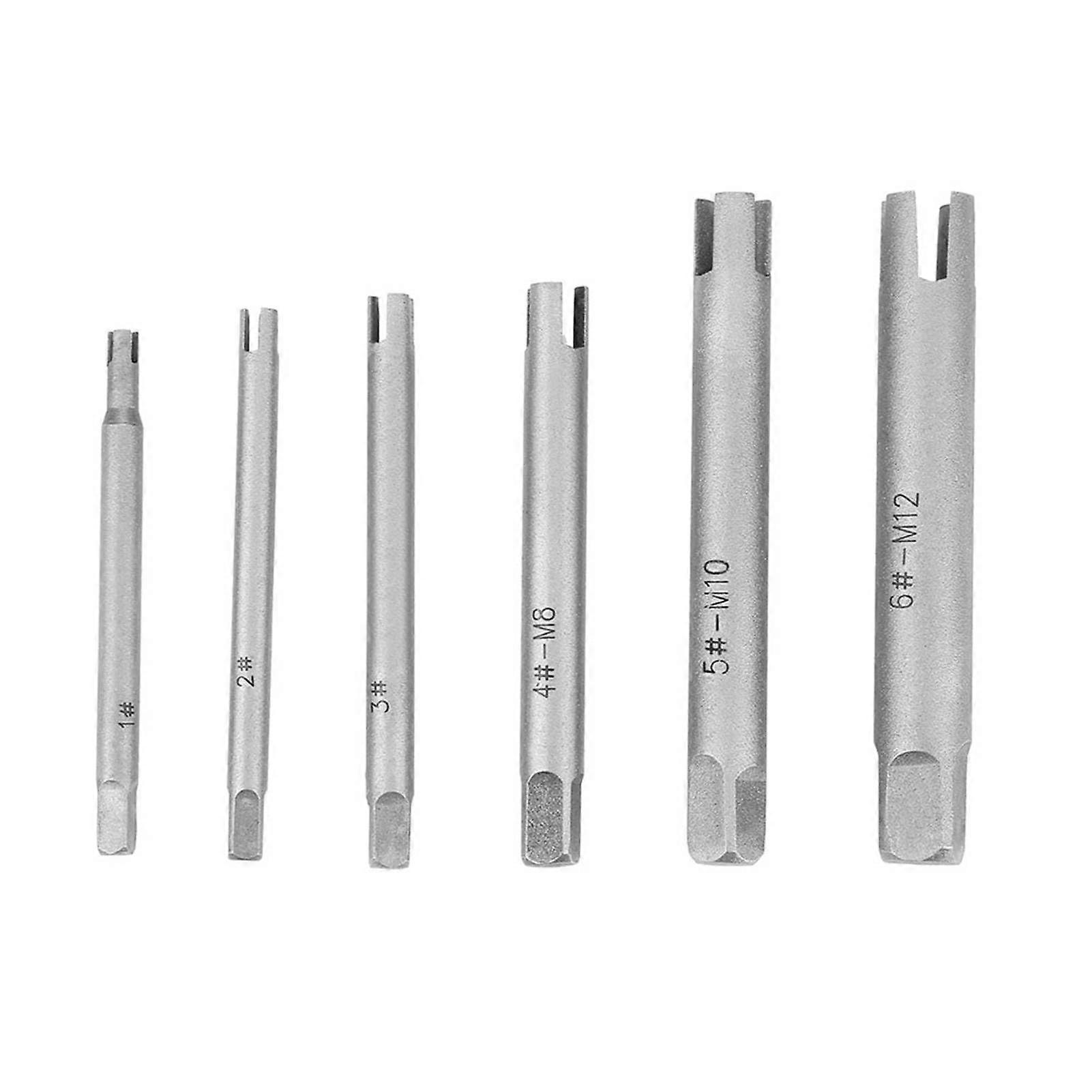 Speed Steel Tap Extractor Set, Screw Removal Kit for Broken or Stripped Threads, 6 Piece