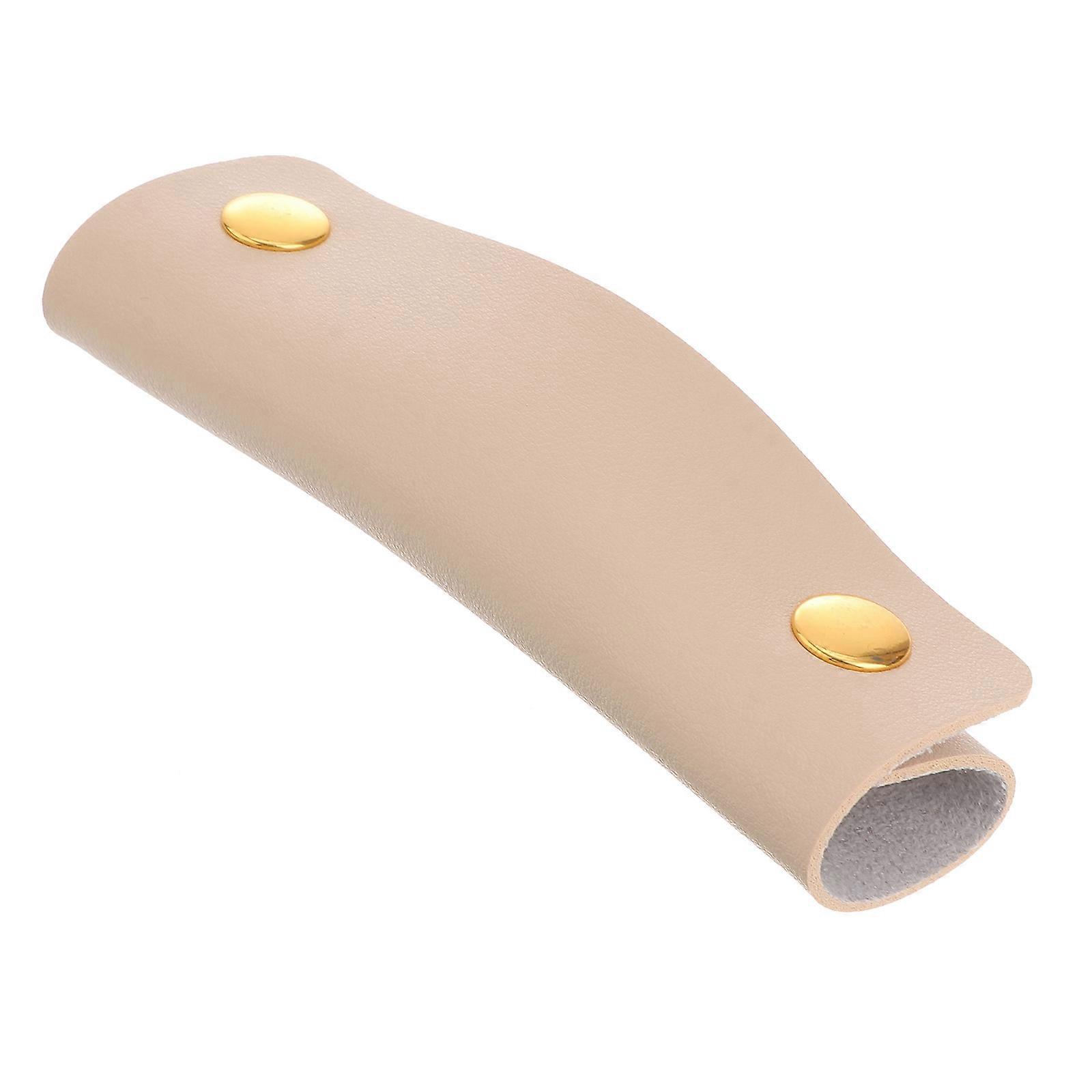 PU Sleeve Bag Handle Wrap for Protective Grip 1Pcs Beige