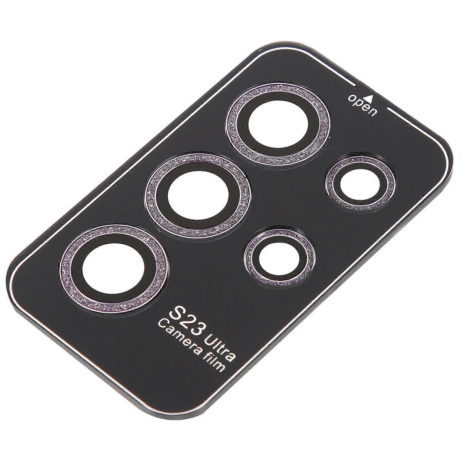 Compatible S23 Ultra Camera Lens Protector for Camera 3Pcs Tempered Glass