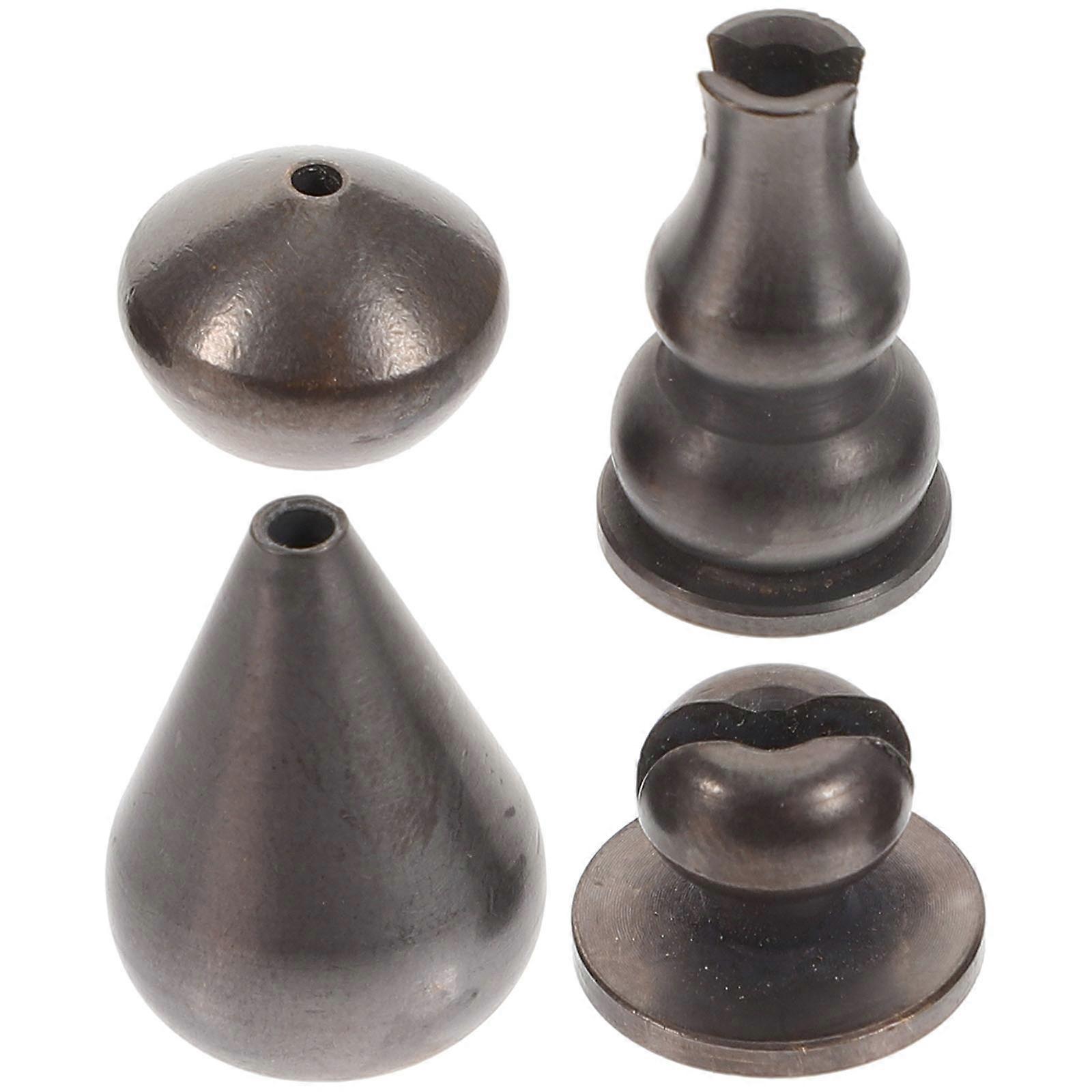 Mini Incense Holder Copper Incense Stand for Home Use 4Pcs Pack