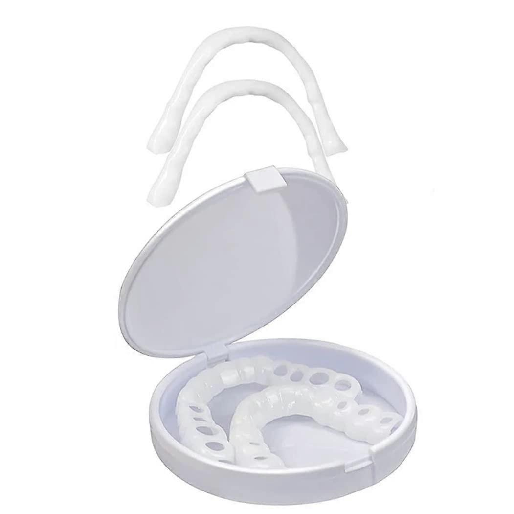 Fake Teeth Temporary Dentures Instant Smile Makeover Covers Missing Teeth Natural Veneers