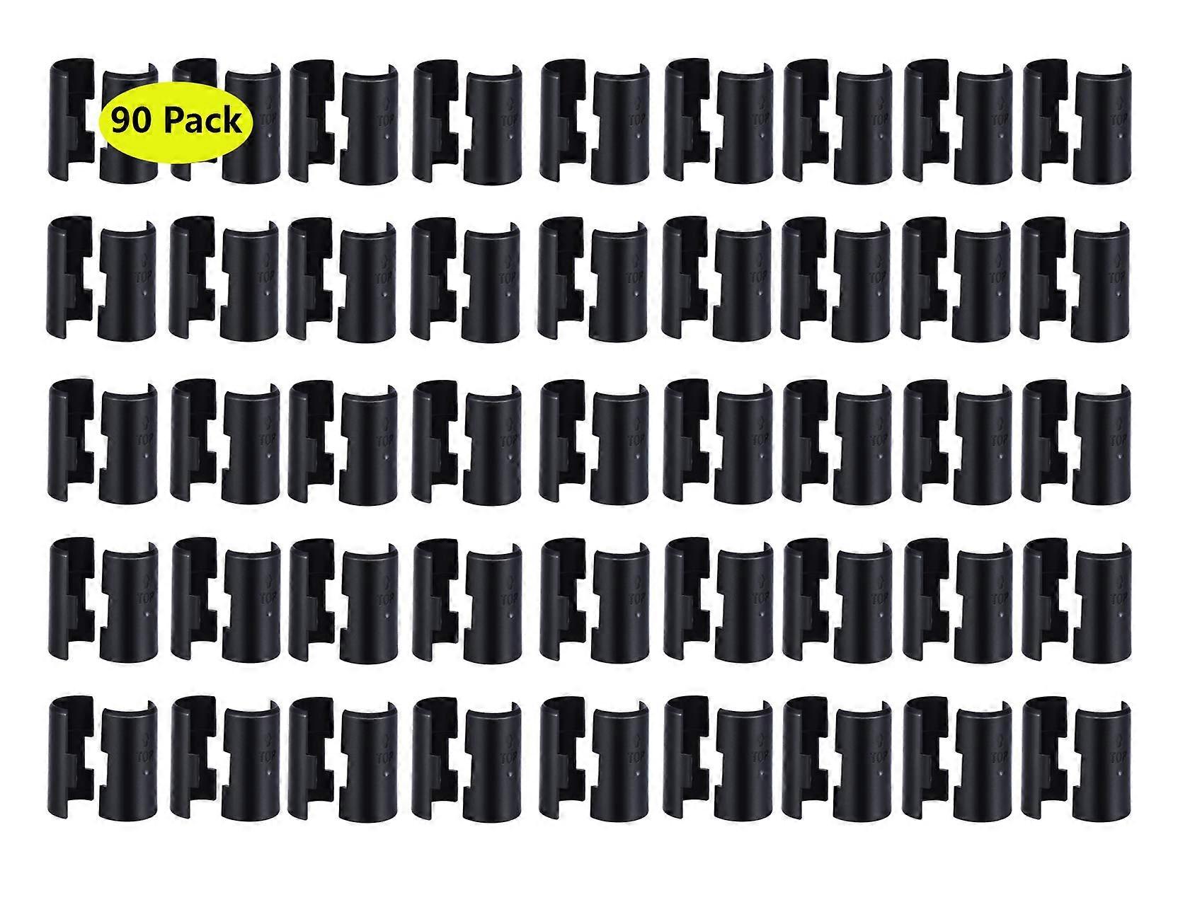 Wire Shelf Clips for 3/4 Inch Post 90 Pack Replacement Metal Shelving Clips for Secure Locking Fit