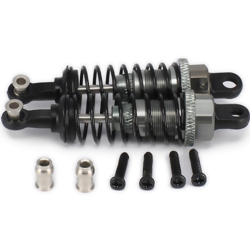 2 Pcs Oil Adjustable 65Mm Damper for Rc Car 1/18 A959 A969 A979 K929 Hpi Losi ,Titanium