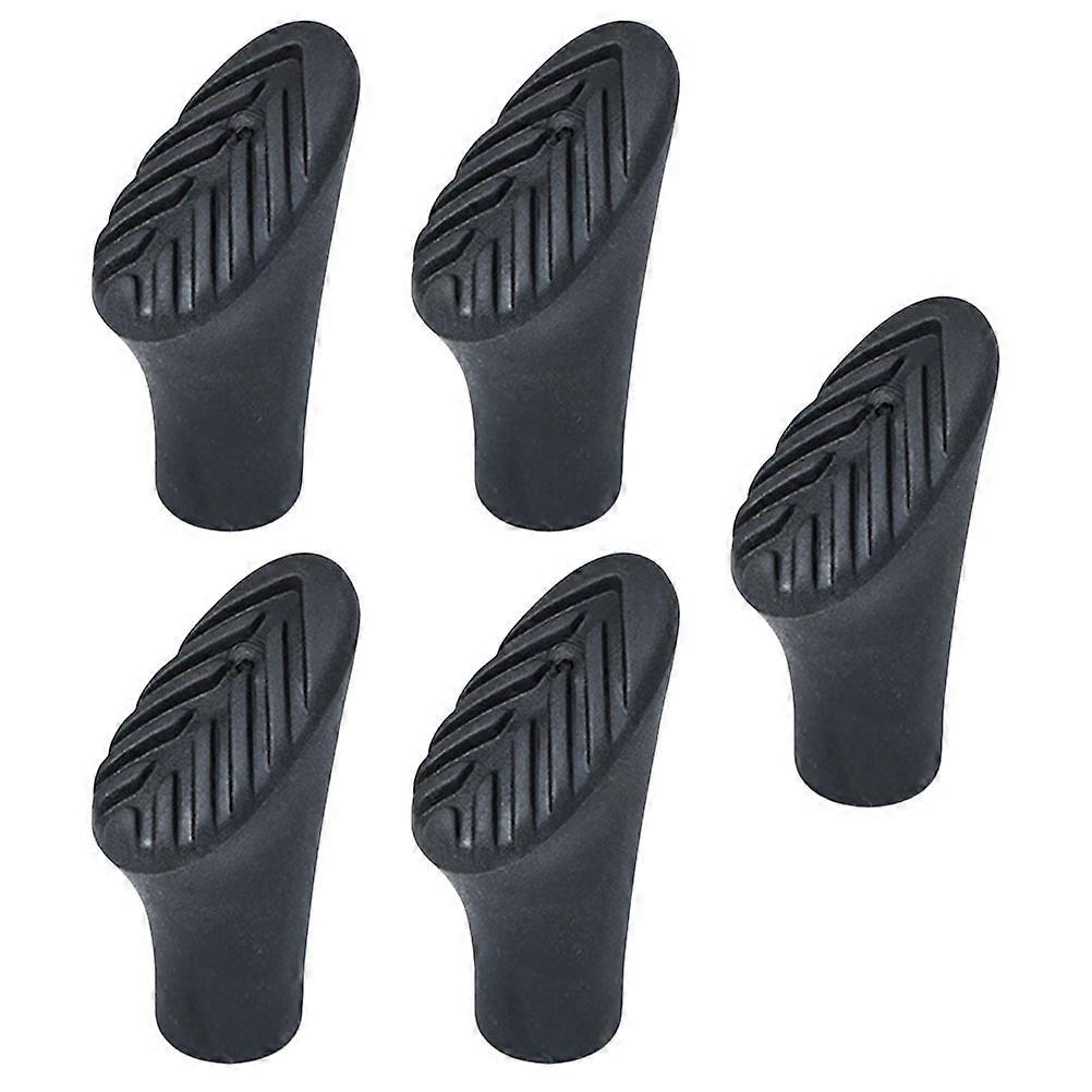 Pole Tip Protector Rubber Covers for Climbing Stick Protection 5Pcs