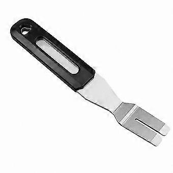 Precision Disc Brake Caliper Tool - Stainless Steel Bicycle Rotor Alignment & Adjustment Spanner | Black Handle, Professional Bike Repair Kit
