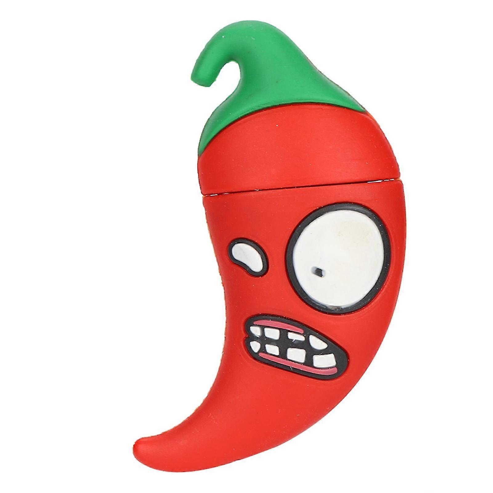 USB Flash Drive Cartoon Chili Shape Memory Thumb Stick for Window2003/XP/Vista/7/8/10/OS X/Linux