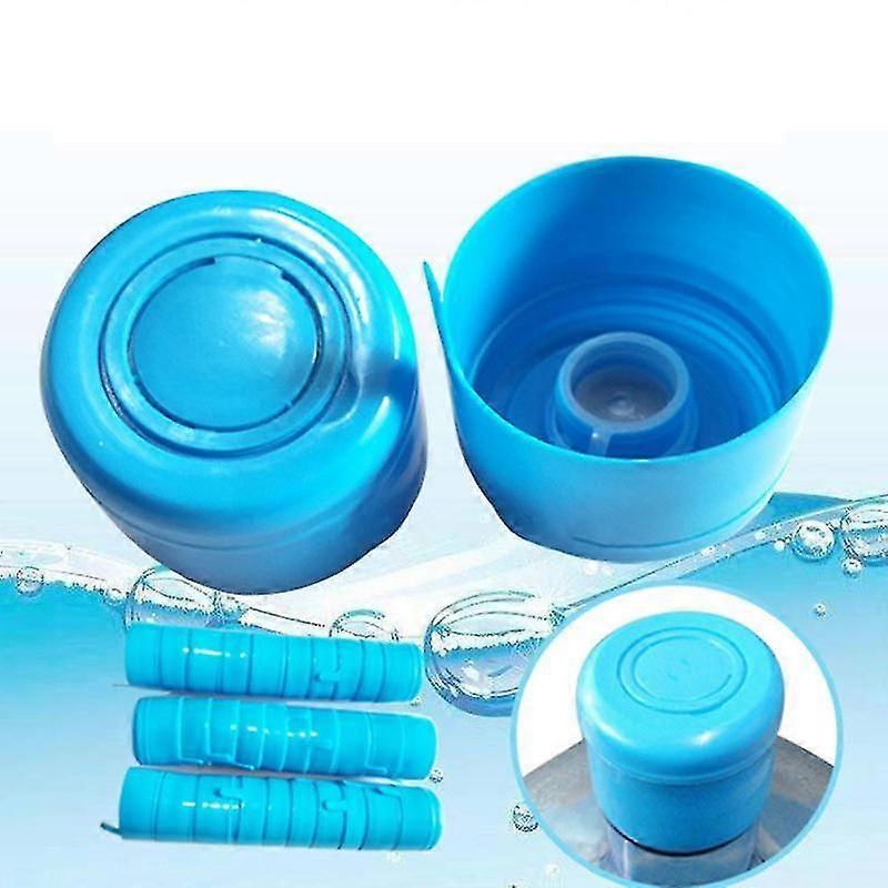 5Pcs Reusable 3/5 Gallon Barrelled Water Thicken Plastic Snap-on Replacement Cap