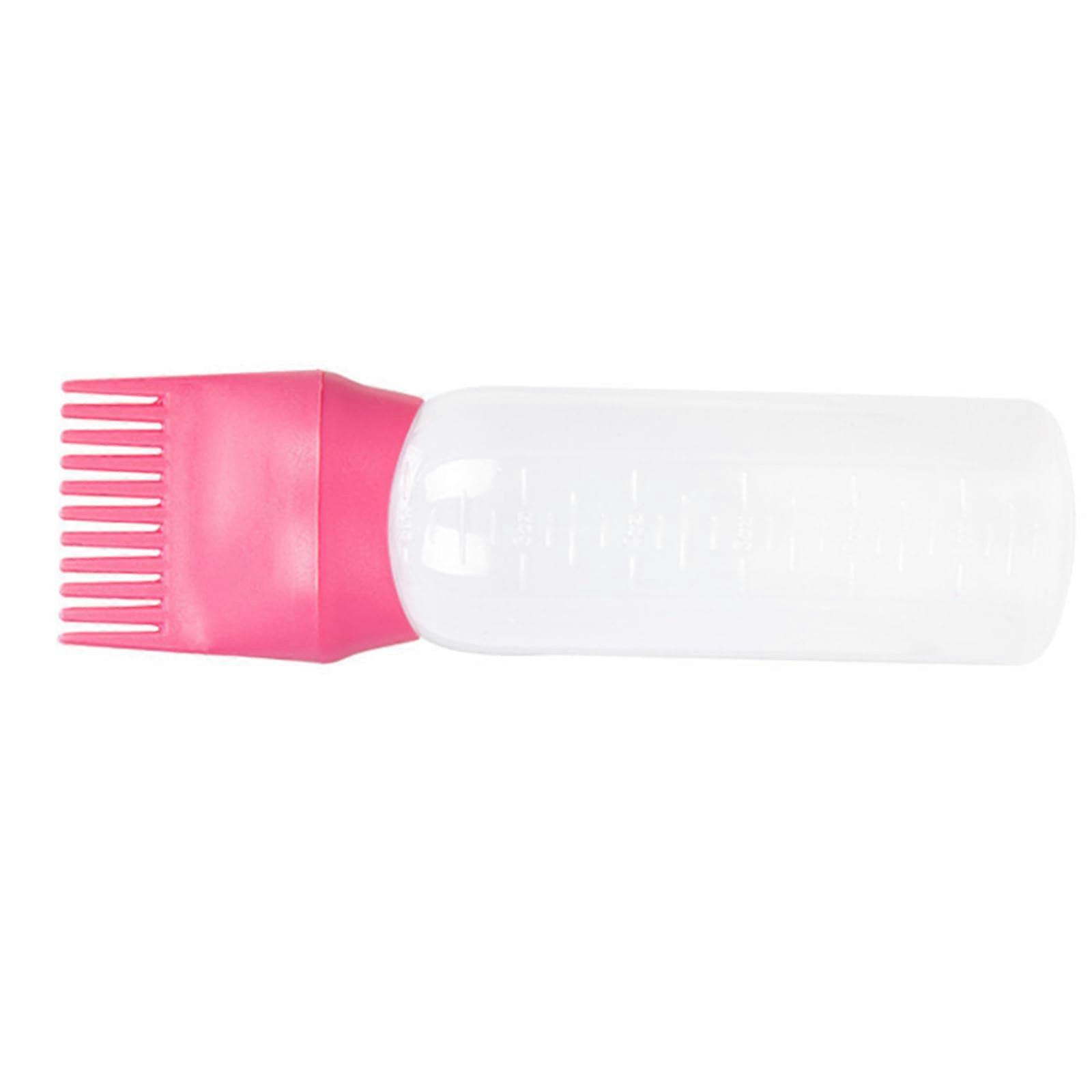 Root Comb Hair Dye Applicator Bottle with Comb Nozzle for Precise Root Application and Easy Control