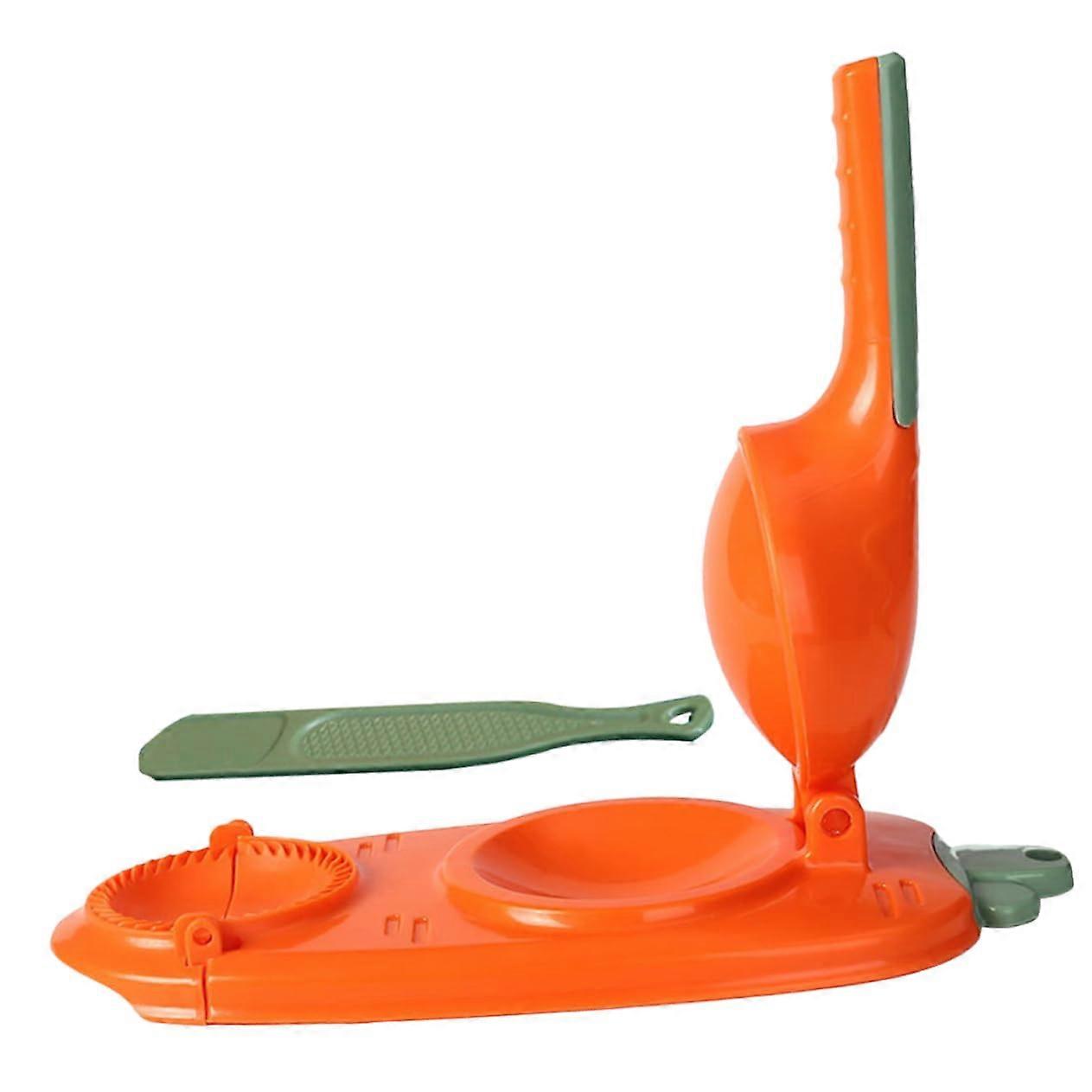 Dumpling Maker with Ergonomic Handle Grip, Easy Clean Surface, MultiShape Press for Wrappers