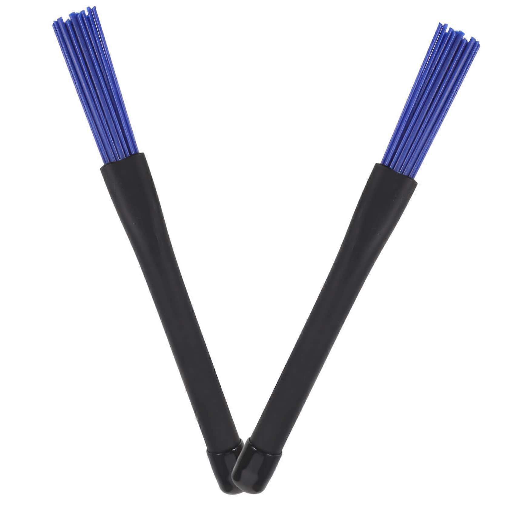 Drum Brushes Nylon Wire Jazz Retractable Snare Drum Brushes with NonSlip Grip for Beginners