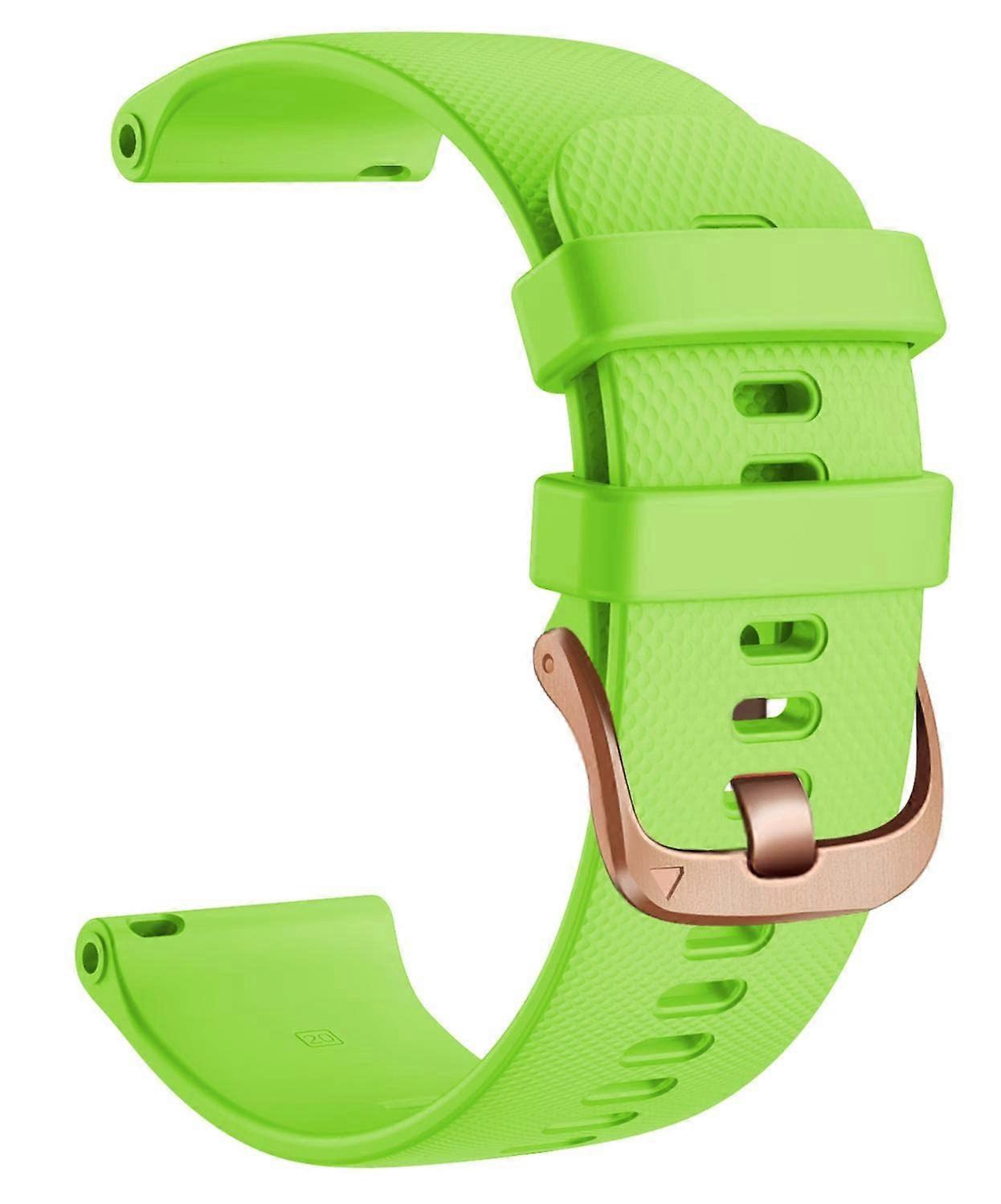 20mm Silicone Smart Watch Strap Quick Release Adjustable Sport Band Comfortable Replacement