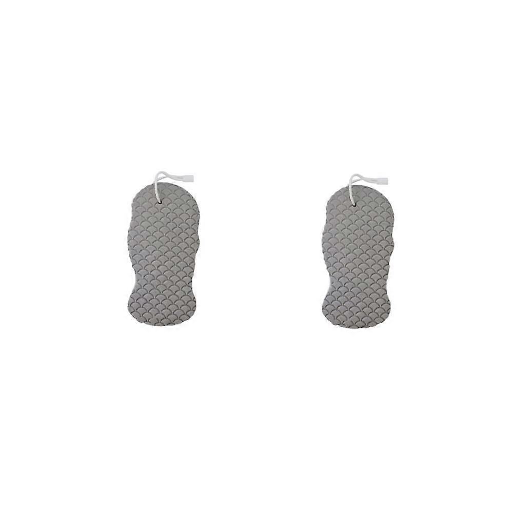Bath Sponge 2 Pack Soft Exfoliating Body Sponge Gentle Skin Scrubber 3D Design Gray Reusable