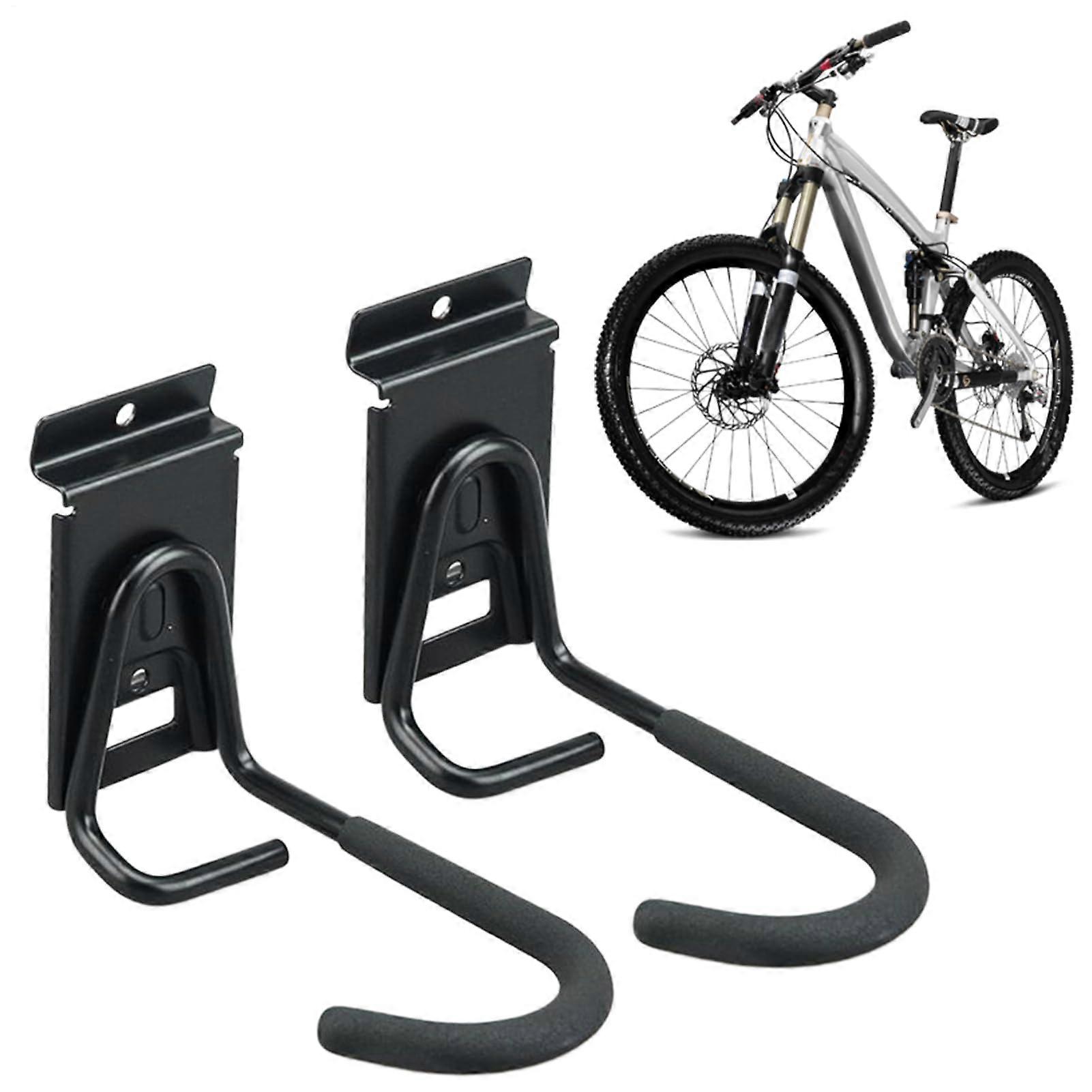 Bike Wall Mount Heavy Duty Rack SpaceSaving Vertical Storage for Garage with Cable Hooks