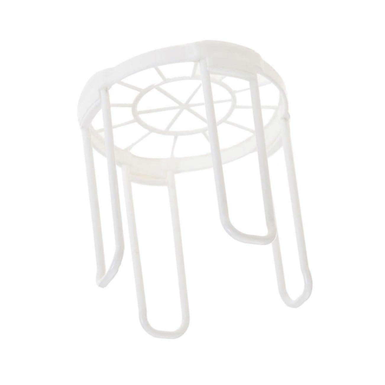 Dish Drying Rack White DishwasherSafe Bowl and Plate Drainer Compact Countertop Space Saver