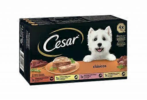 Cesar Nourriture humide pour chiens Sélection multiple de classiques en pâté