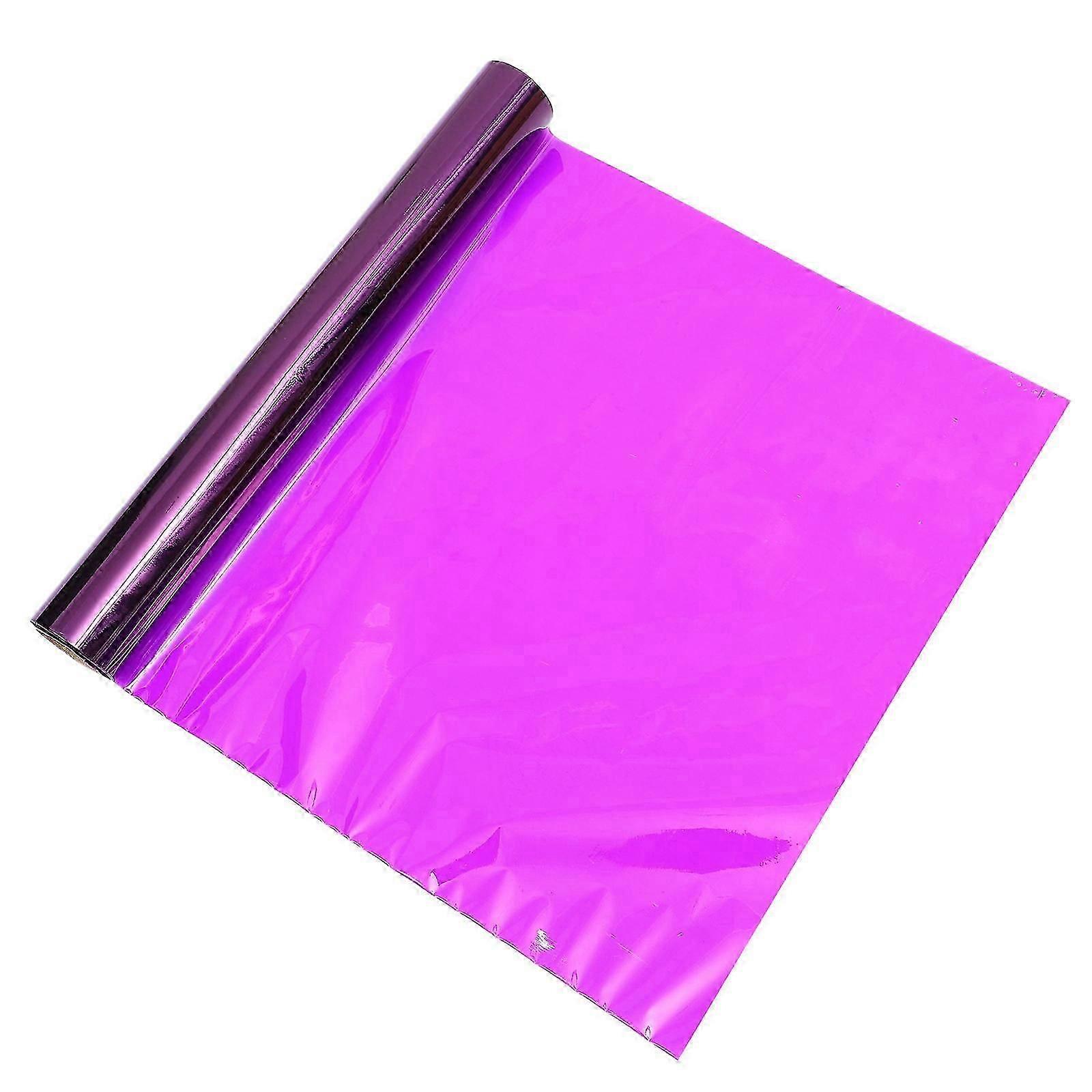 Purple Cellophane Wrap Roll 3000x40cm Odorless Gift Wrapping 1Set