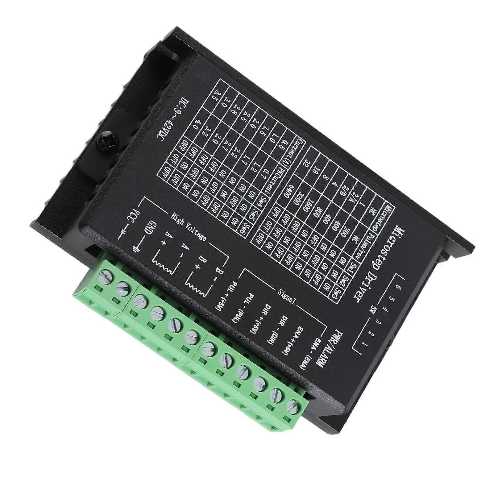 Speed Stepper Motor Driver 4A 42VDC Aluminum CNC Controller for Industrial Applications