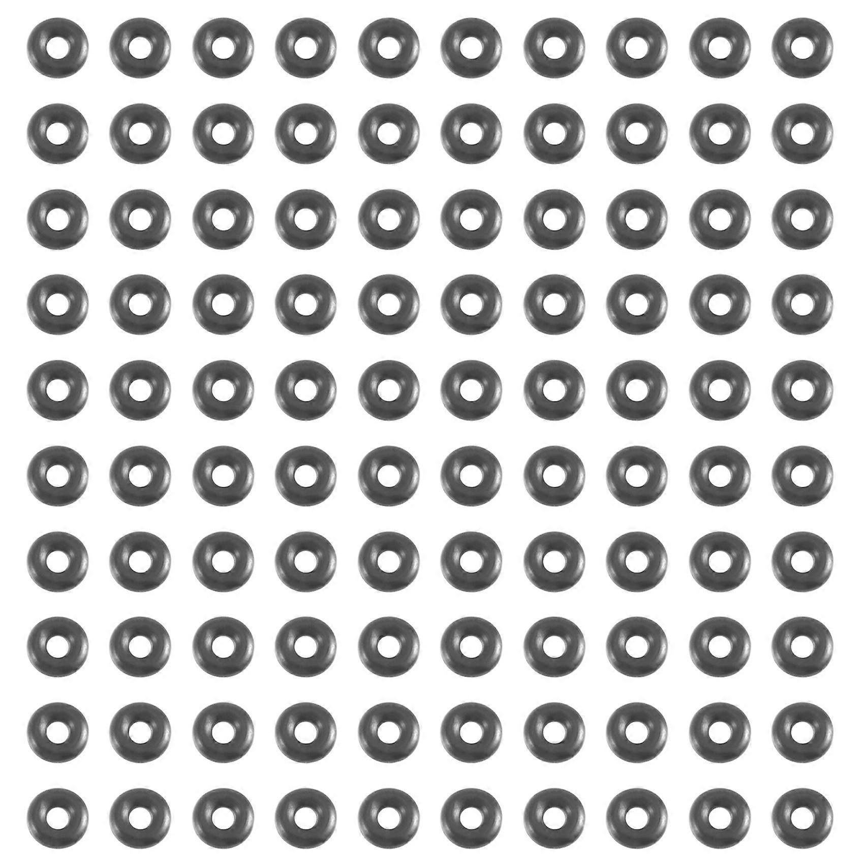 100 pcs O-ring in nitrile rubber 6 x 2 mm