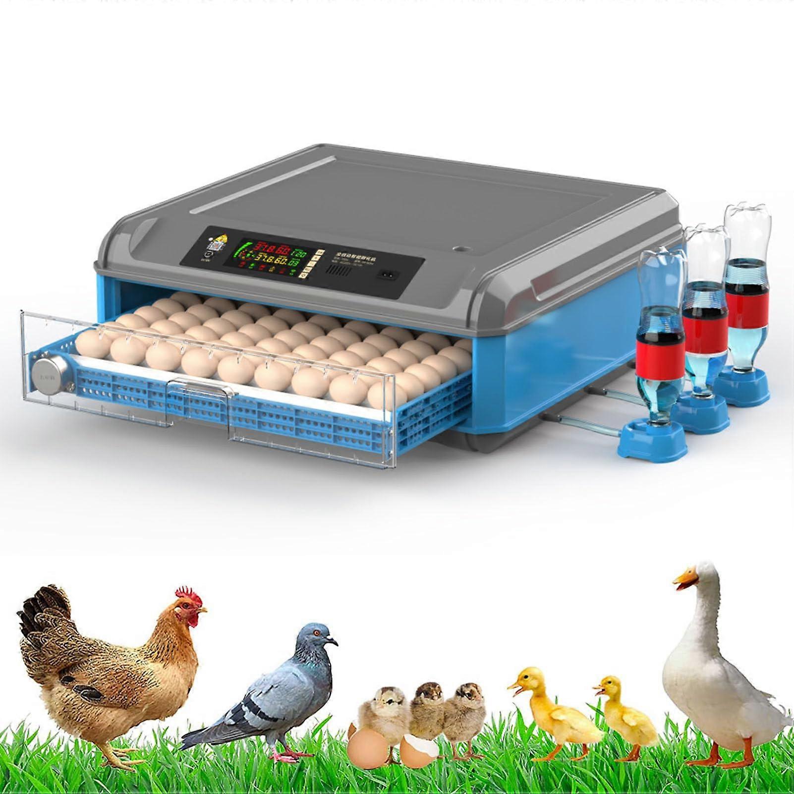 Automatic Egg Incubator with Automatic Egg Turner, 64 Egg Digital Hatcher for Chicken Duck Quail