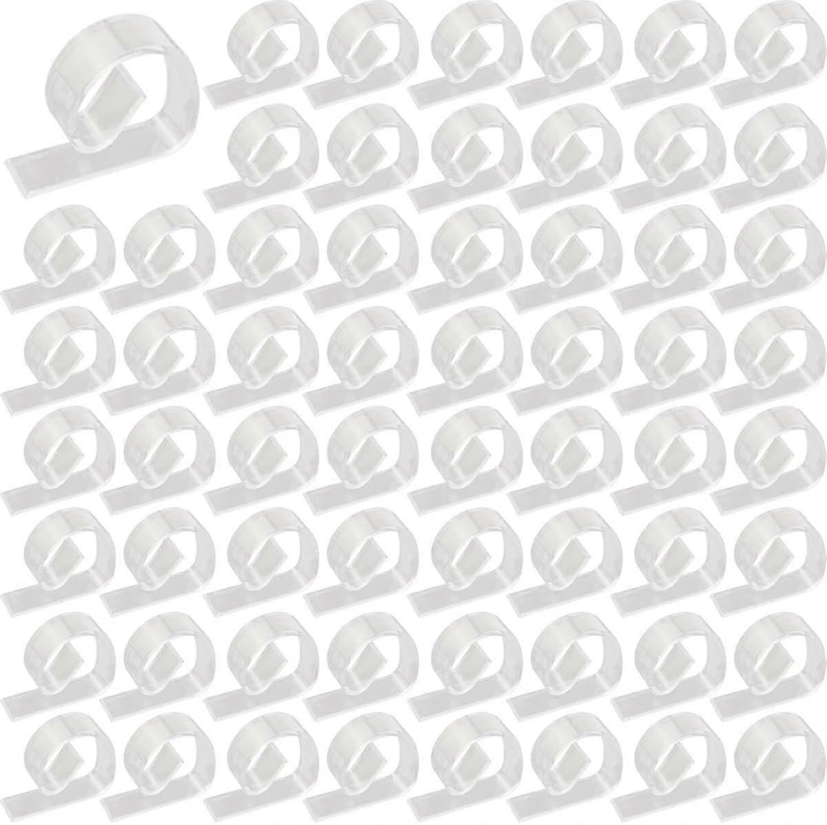 2025 Latest Model 72PCS Transparent Clear Tablecloth Clips, Plastic Table Cloth