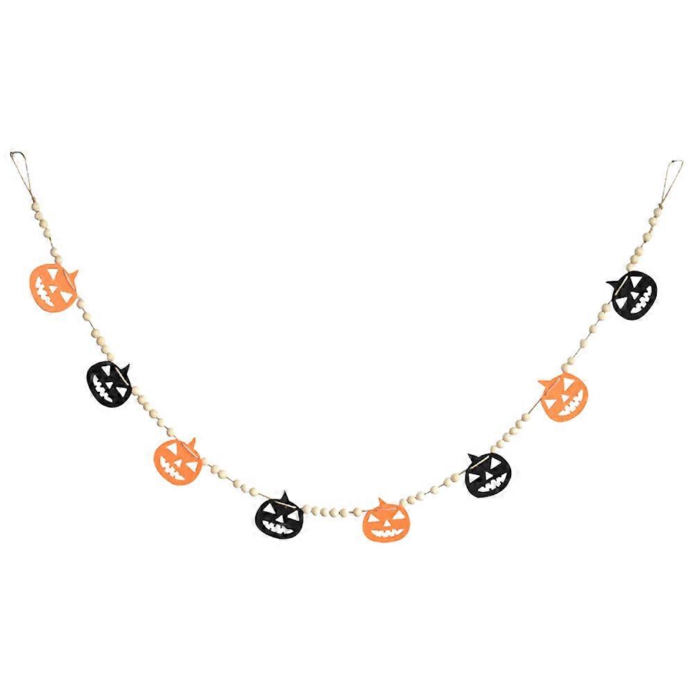 Rustic Wall Decor with Wood Bead Garland for Decor Hanging Wall Beads String