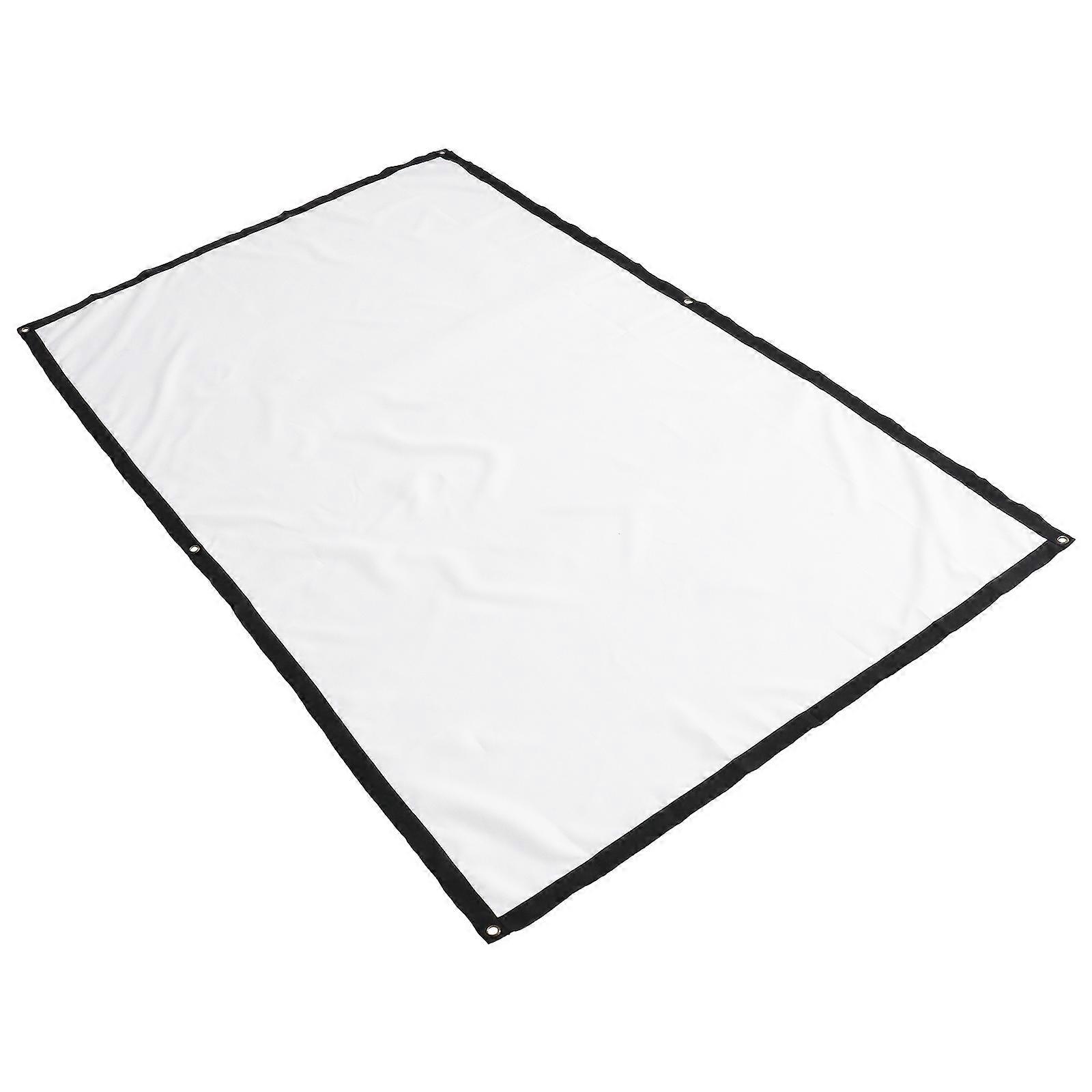 Projection Screen White Projector Screen for Video Magnifying 2Pcs