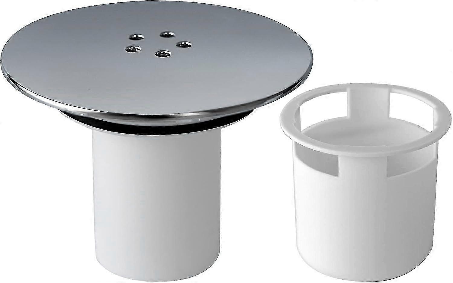 Cache-bonde de douche chromé 115 mm - Remplacement