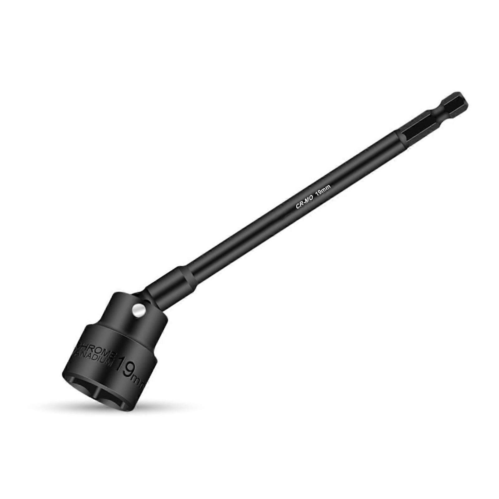 360 Degree Rotatable Electric Power Drill Socket Adapter for Driver with Hexagonal Shank 1/4inch Power Drill Socket