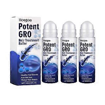 3pcs Stimulates Hair Follicles To Grow Faster Hair Care Roller