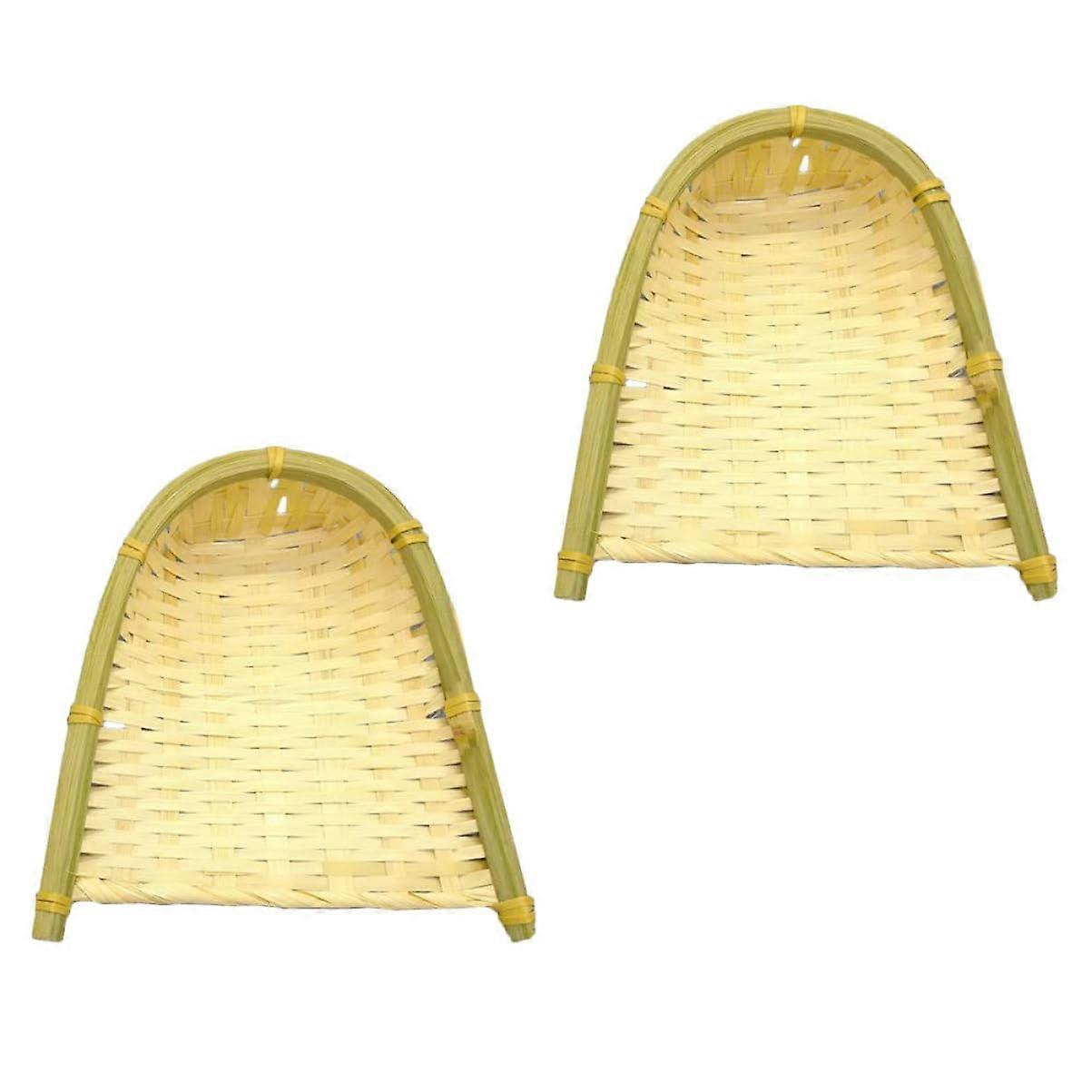 Handwoven Dustpan Set for Rustic Home Decor, Durable Wicker Organizer with MultiPurpose Storage