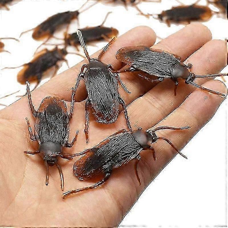 simulation cockroach 10pcs prank toy april fools