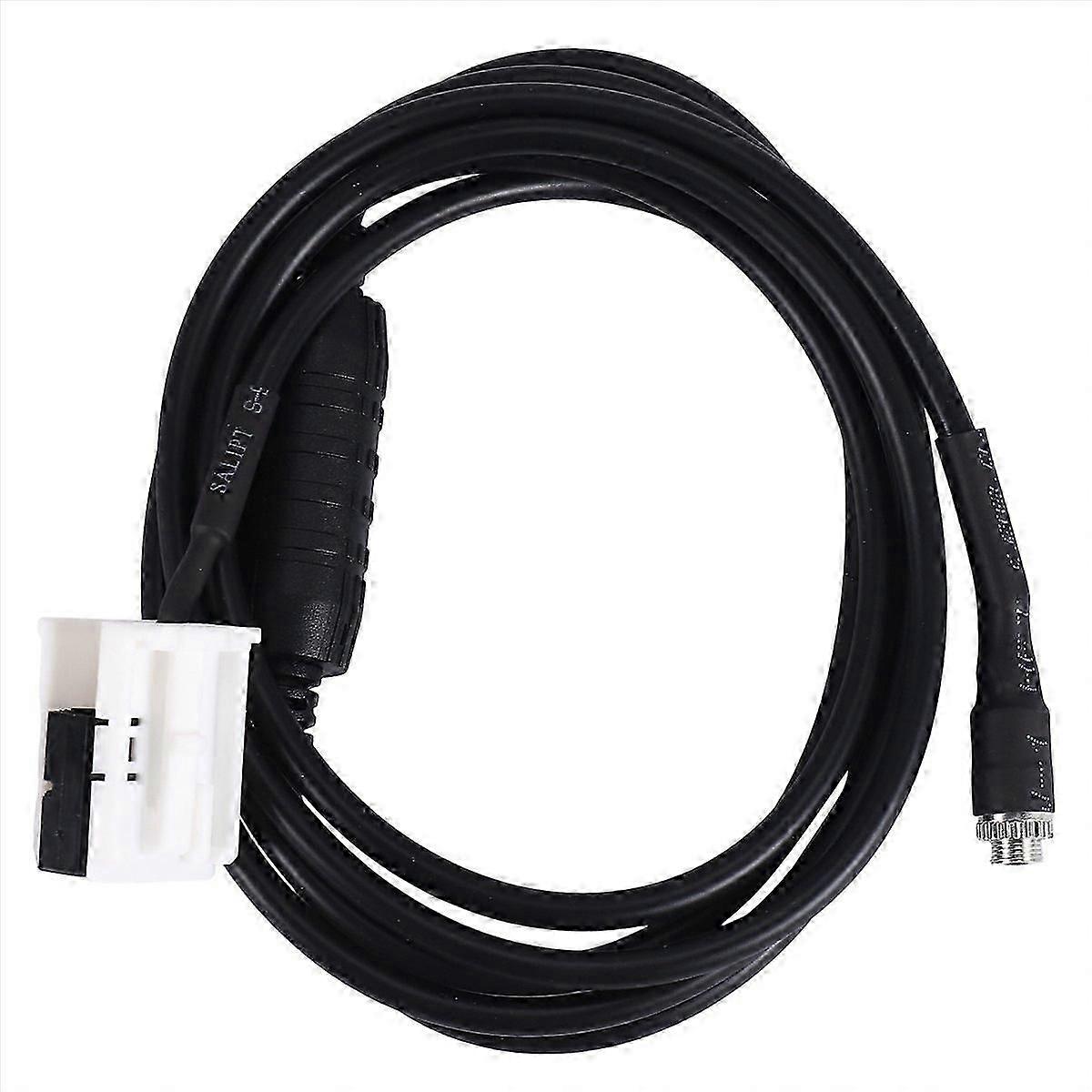 Car AUX Audio Cable Line Connector with Resistor 1.5M 12 Pin for E60 E61 E63 E64 E65 E66 E81 E82