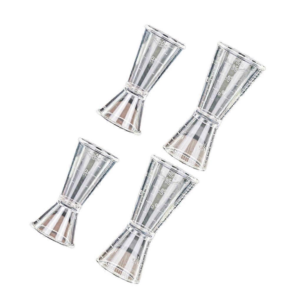 Professional Bartender Measuring Cup Double-Head Ounce Measuring Device 4Pcs