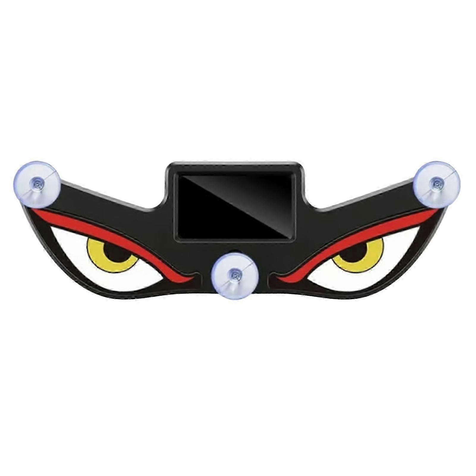 Solar Powered Devil Eyes Car Light - Dynamic LED & USB C Rechargeable - for Windshield