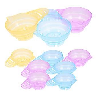 Hair Coloring Bowl Hair Dye Bowls for Dying 10Pcs DIY and Salon Use Mixing Tint