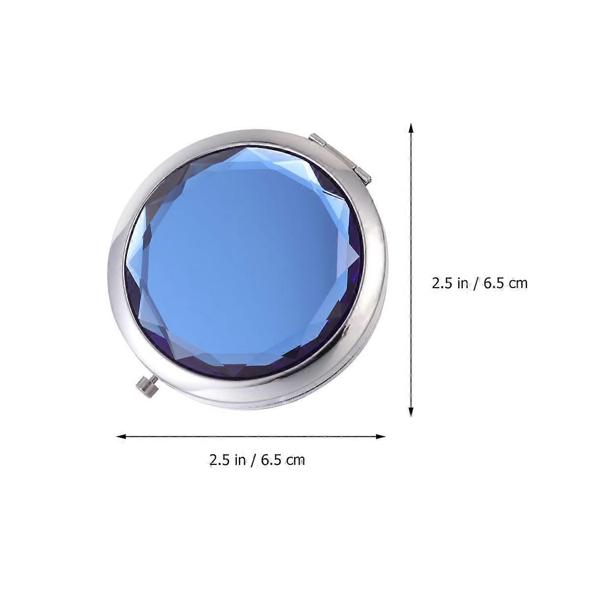 Double Side Mirror Folding Makeup Mirror 4Pcs Compact Portable Set