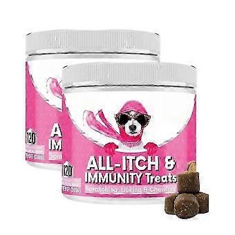Nutri-paw All-itch Immunity Treats For Dogs-soothe Itchy Paws, Eyes, Ears, Skin,
