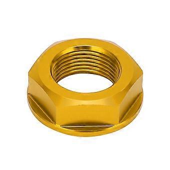 Motorrad Hinterrad Achsmutter M22x1.5 Aluminium Ersatz für Kawasaki KX125 2003?2008Gold