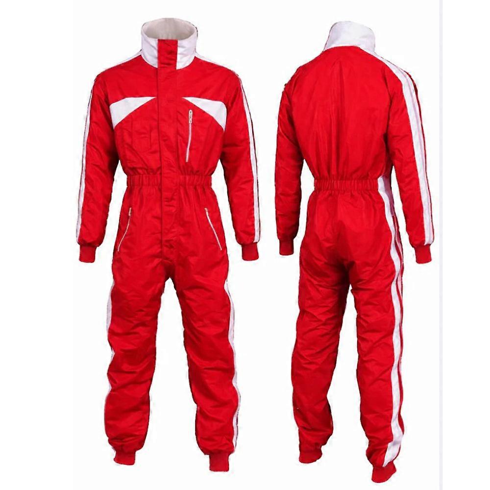 Paragliding Red And White  Suit De-01