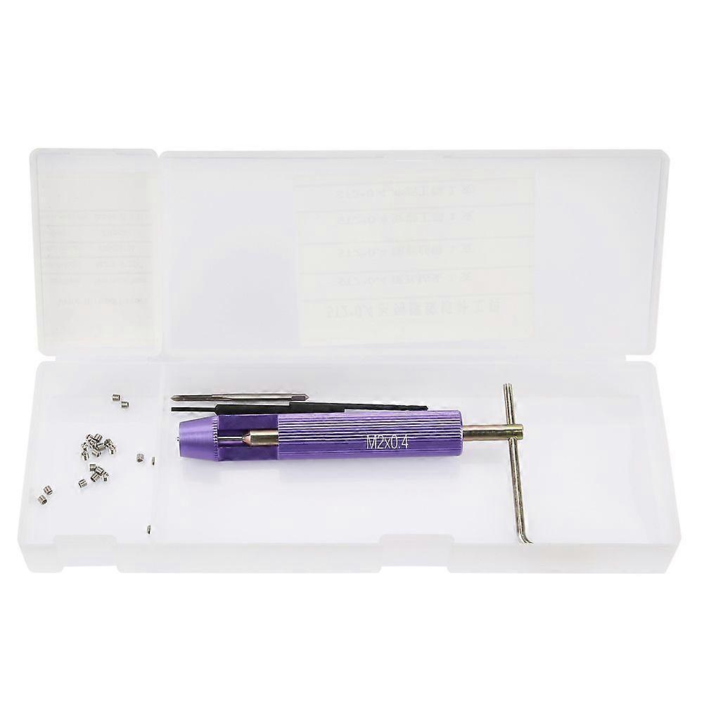 M2*0.4 Screw Threaded Inserts Repair Tool Set Wire Insert Installation Kit
