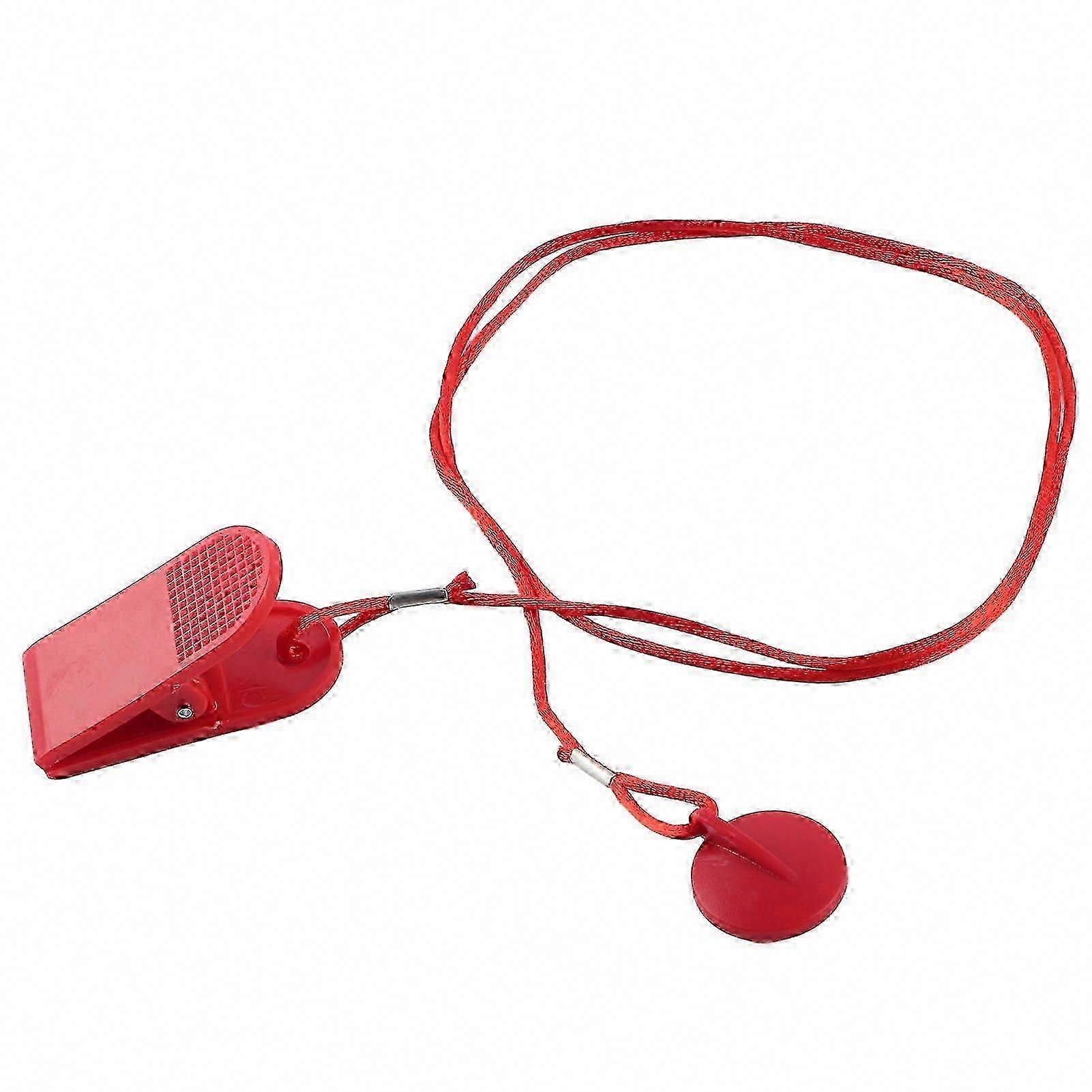 Universal Magnetic Safety Key compatible with Treadmill - Red Lock Switch compatible with Running Machine Security