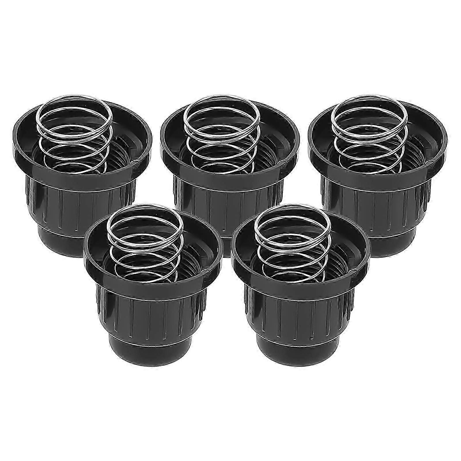 Black PP Igniter Button Cap, Easy Fast Ignition, Compatible with Spark Generator Knob, 5 Pack
