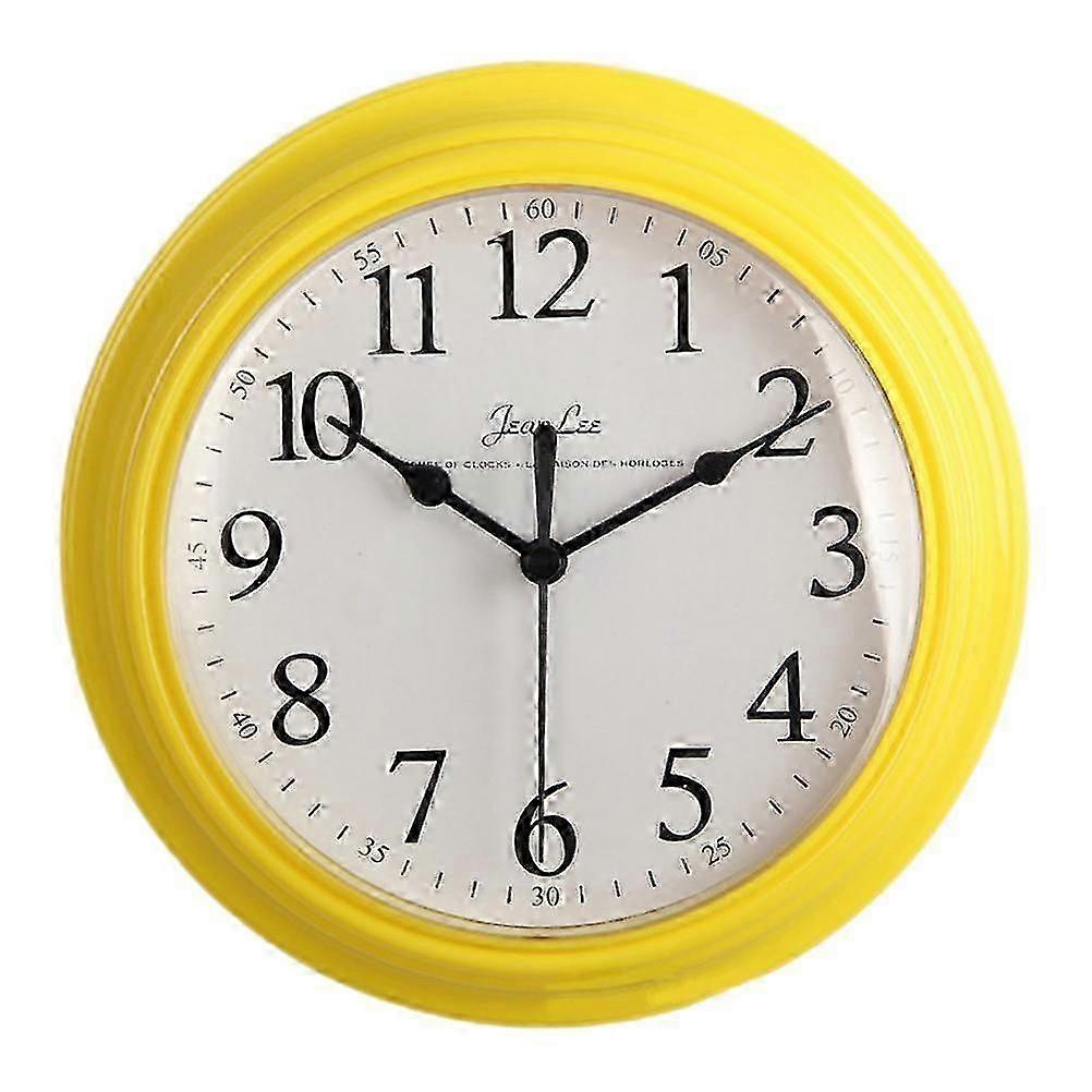 Digital Clocks Silent Wall Clock Kitchen Wall Clock Wall Clock Bedroom Yellow Clock-Yvan