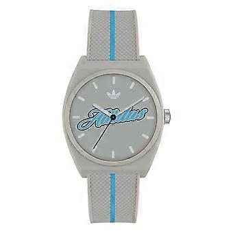 Adidas Unisex Uhr PROJECT TWO Kunststoff grau AOST26028