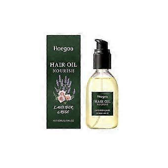 Nourishing Hair Oil with Patchouli & Rosehip, Lightweight Styling Cream for Daily Moisture, Heat Protection, Smooth & Shiny Hair