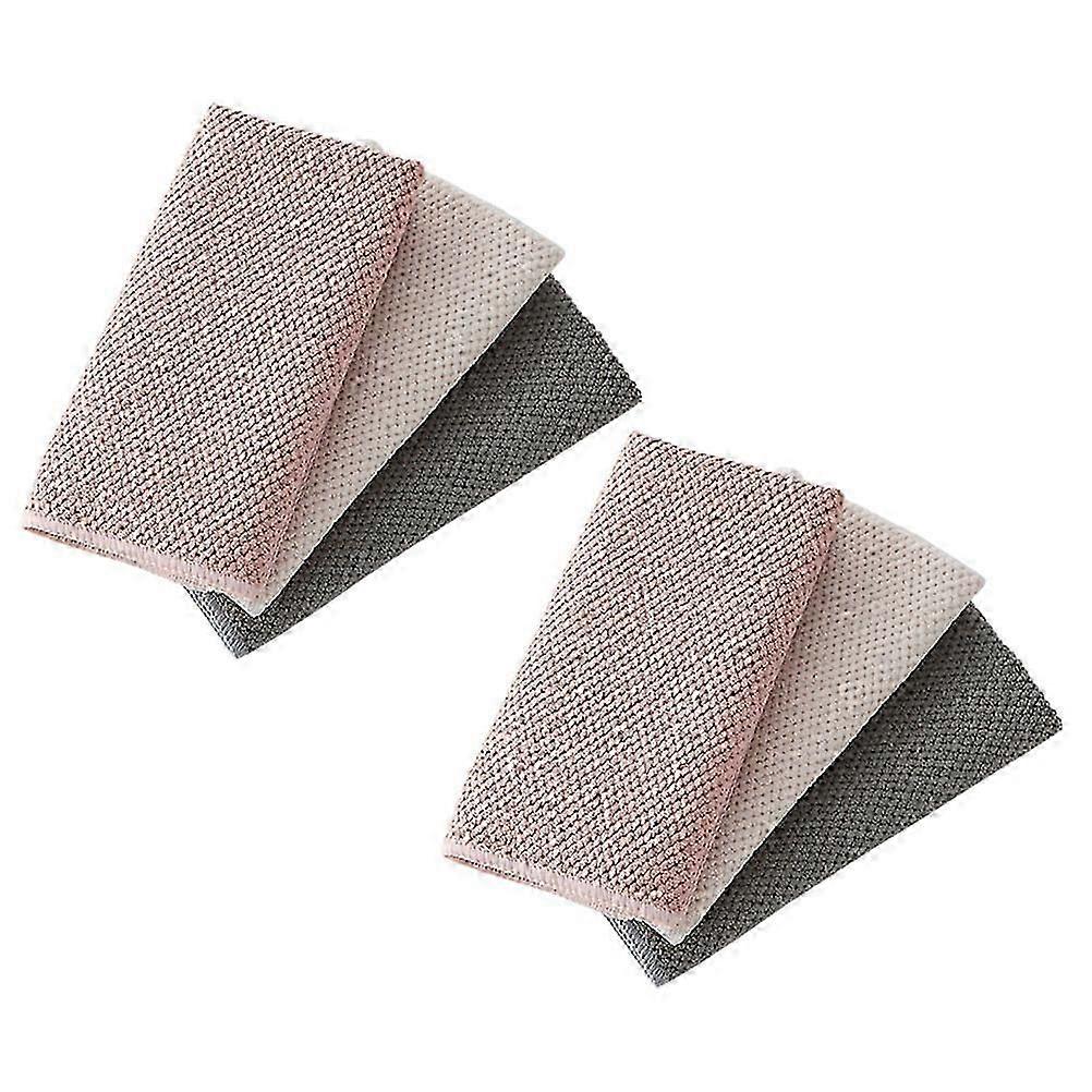 Microfiber Dish Towels Designed for Water Absorbing 6Pcs Kitchen Use