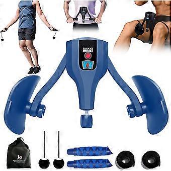 Professional thigh trainer, adjustable resistance from 0-132 lbs, Kegel exerciser for inner thighs and pelvic floor muscles, equipped with arm exerci