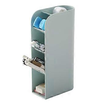 Makeup Brush Organizer Vertical Holder for Cosmetics and Pens Space-Saving Design
