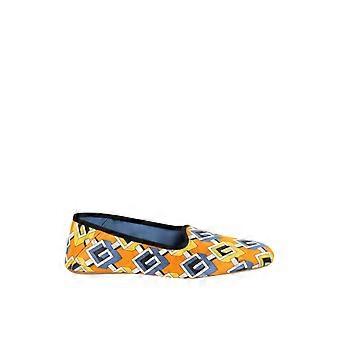 Geometric G Print Satin Voyage Slippers